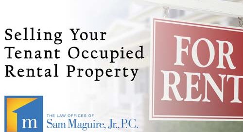 Selling your tenant occupied rental property